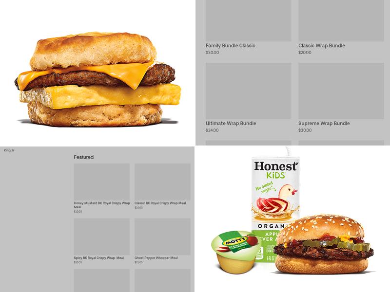 Burger King Menu
