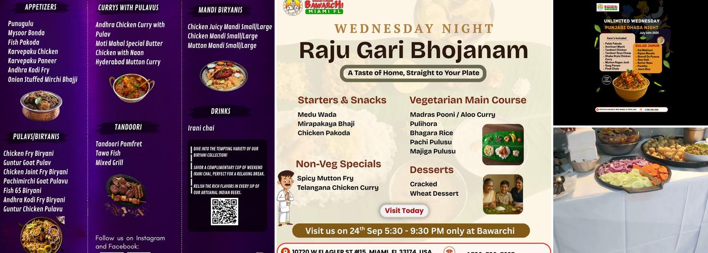 Bawarchi Biryanis - Miami Menu