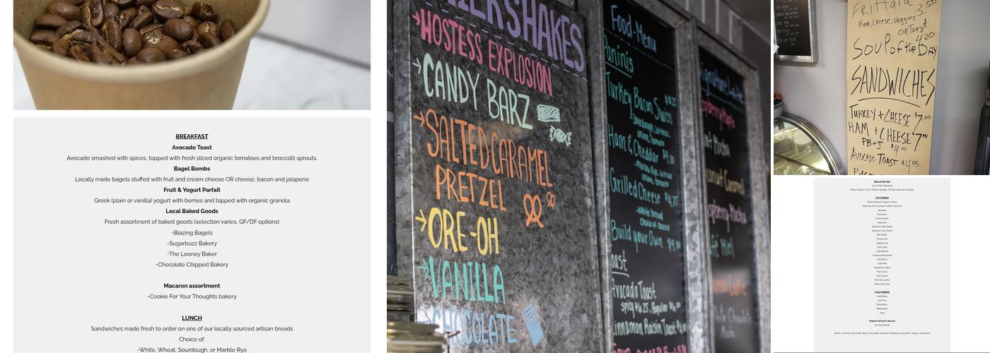 Mugs coffee & grub Menu