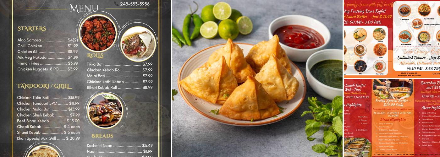 Khan BBQ and Grill Menu