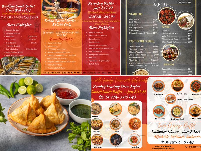 Khan BBQ and Grill Menu