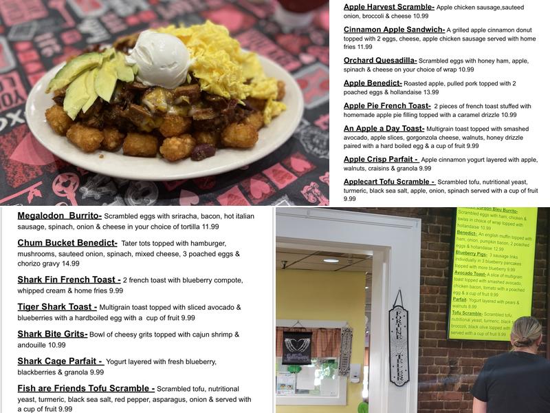 The Nook Breakfast & Lunch Menu