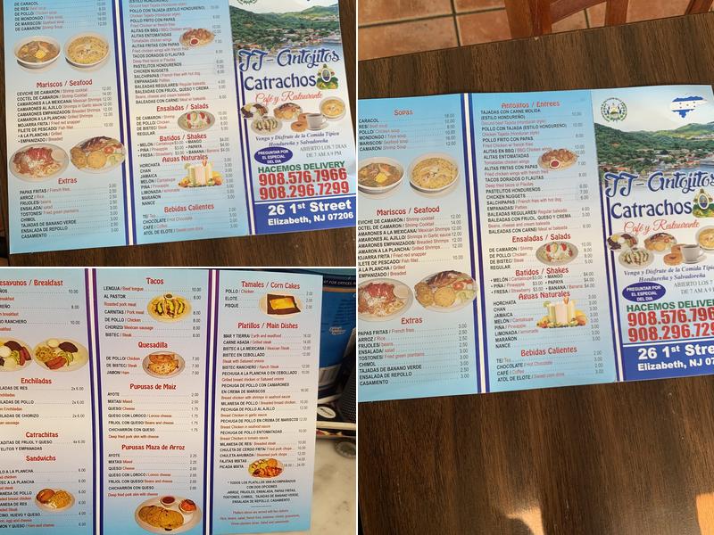Antojitos Catrachos Menu