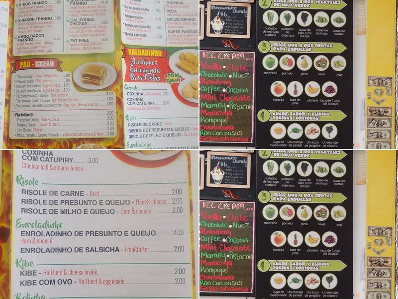 Fruta Loca Menu