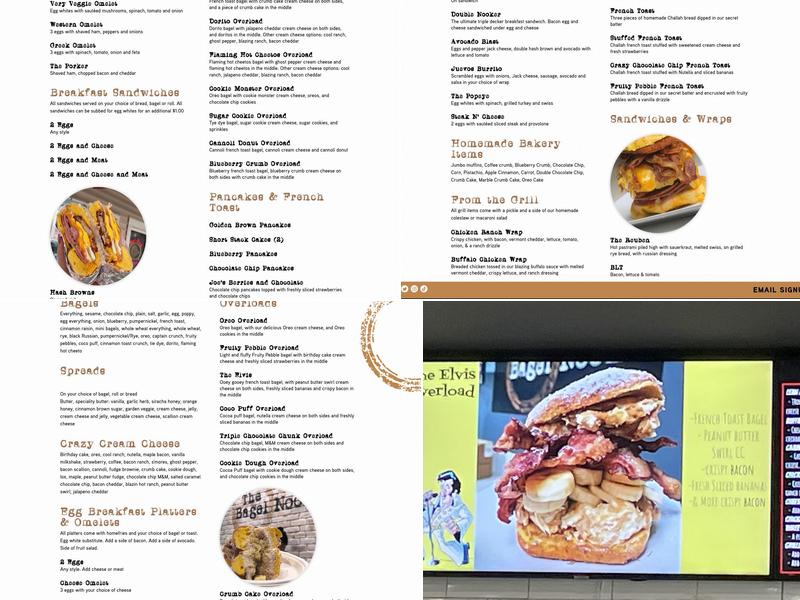 The Bagel Nook Menu