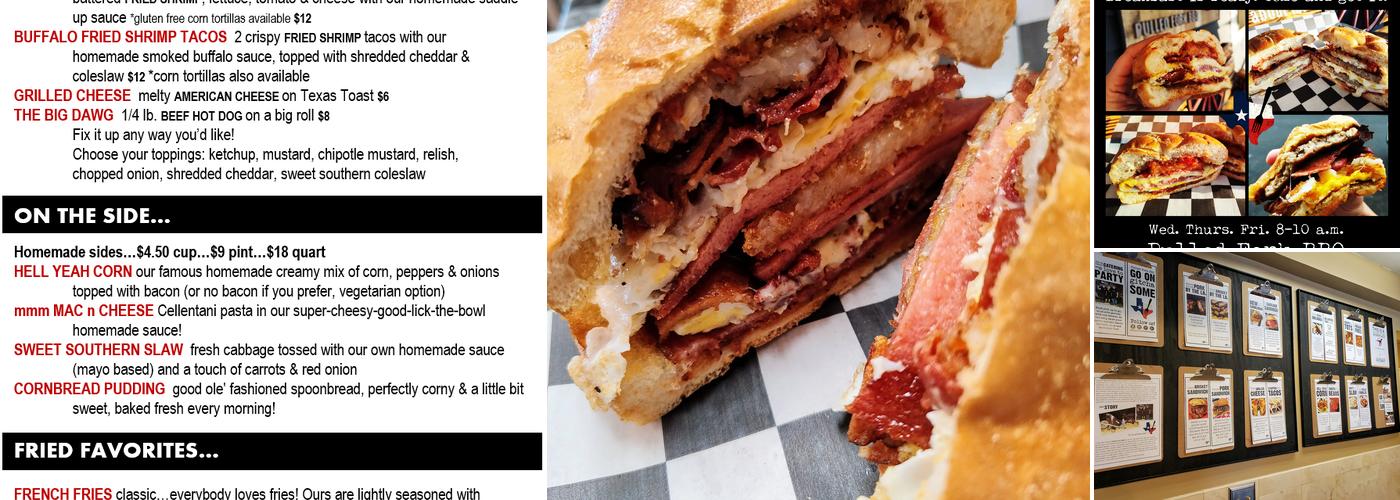 Pulled Fork BBQ Menu