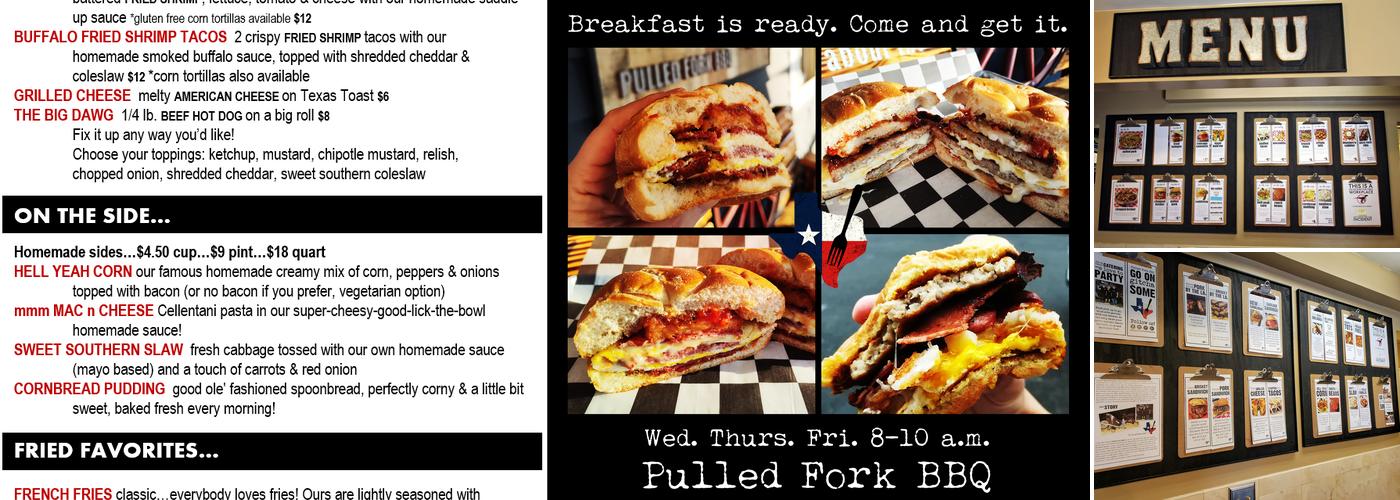 Pulled Fork BBQ Menu