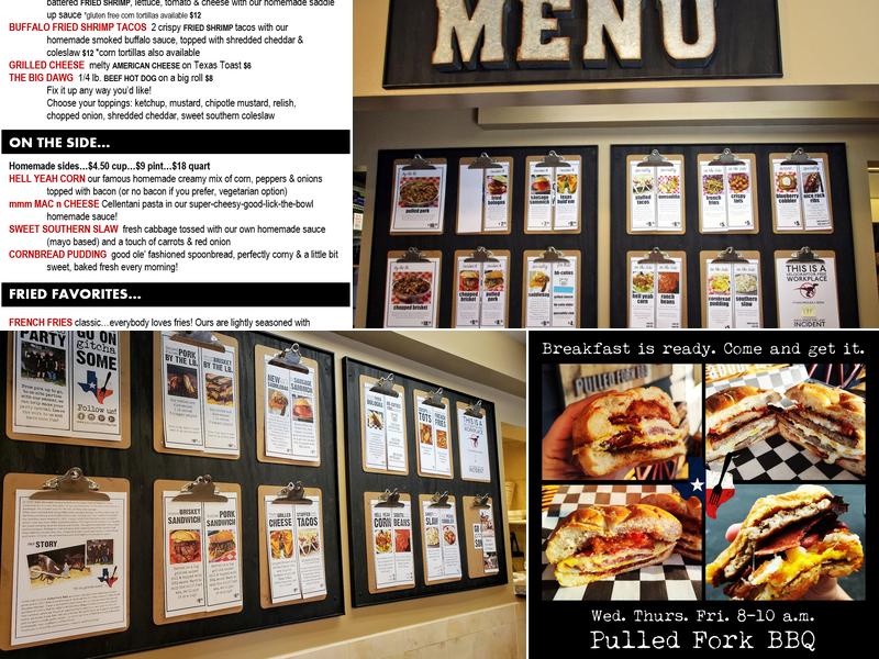 Pulled Fork BBQ Menu