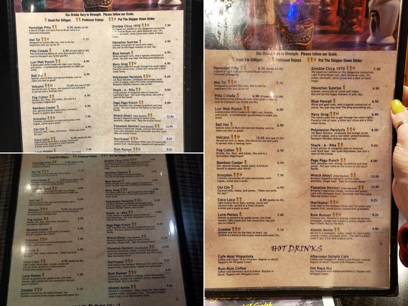 Lun Wah Restaurant & Tiki Bar Menu