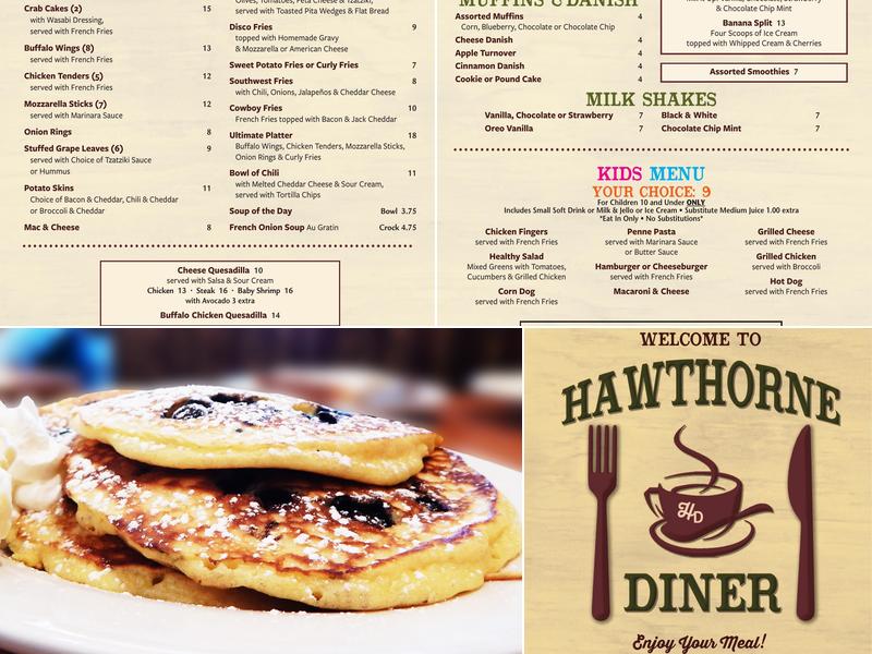 The Hawthorne Diner Menu