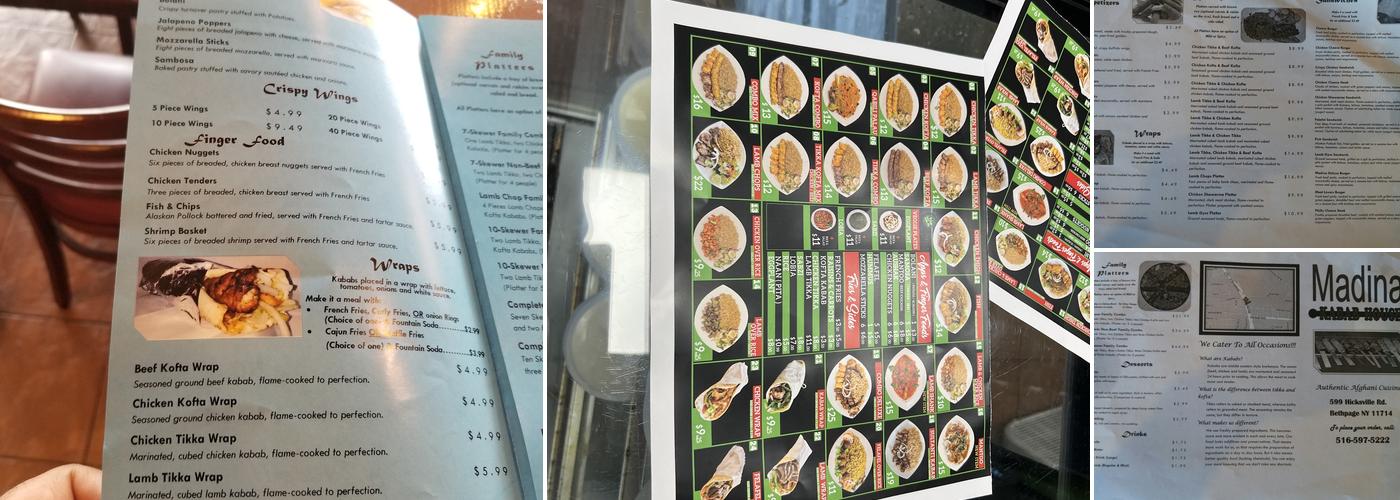 Halal Express Kabab House Menu