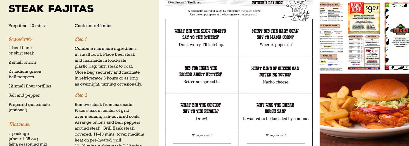 Texas Roadhouse Menu
