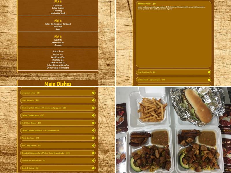 Don Hugo's Menu