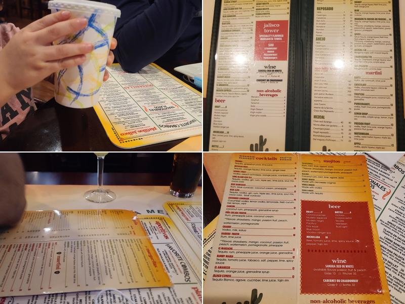 Jalisco Cocina Mexicana & Tequila Bar Menu