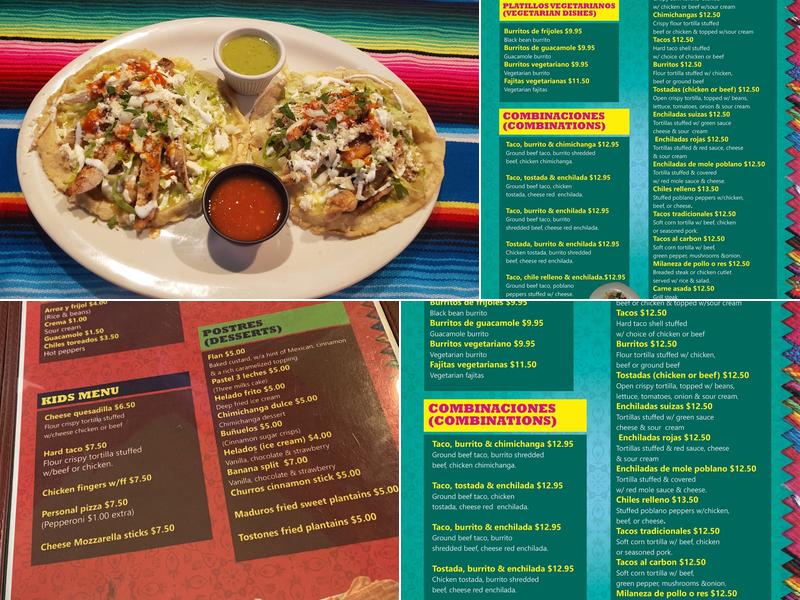 Órale Mexico Menu