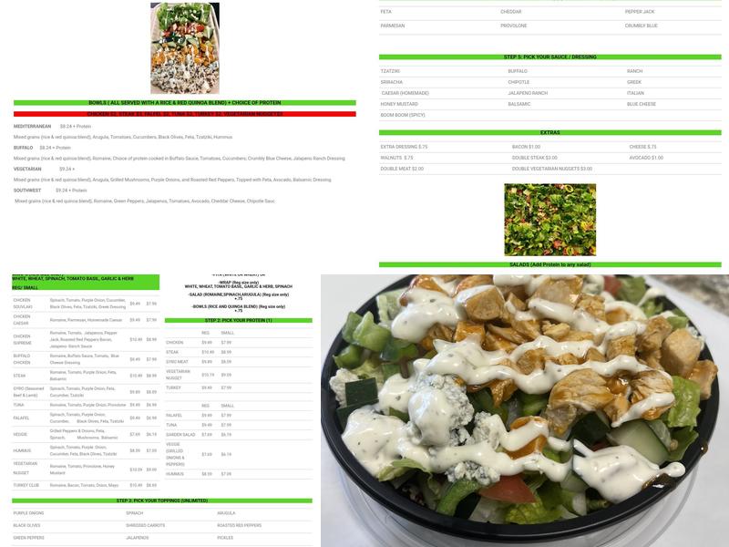 Lighter Side Eatery Menu