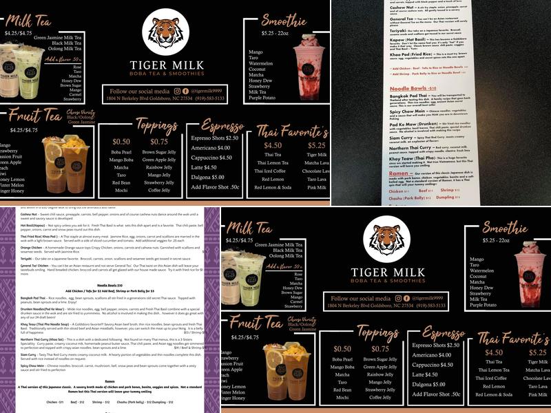 My Thai Bowl - Delivery Only Menu