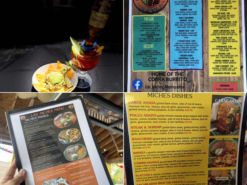 Las Miches Marisqueras Menu