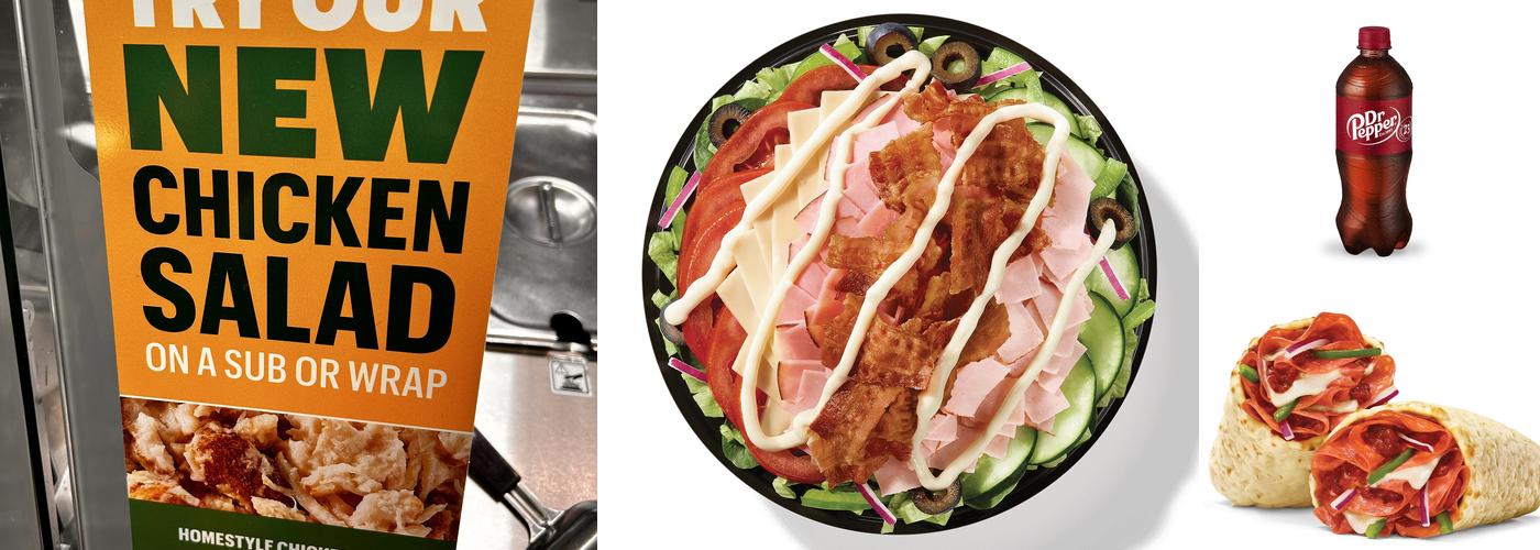 Subway Menu