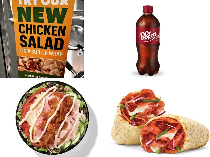 Subway Menu