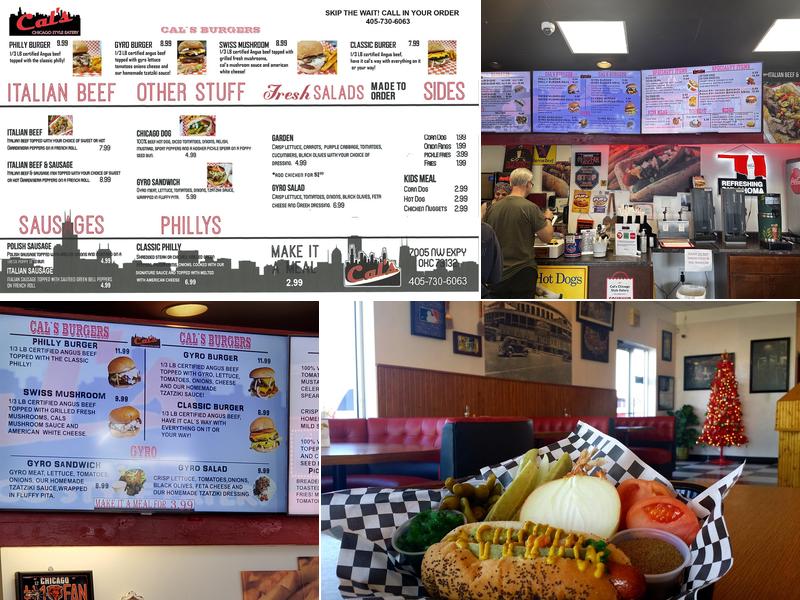 Cal's Chicago Style Eatery Menu