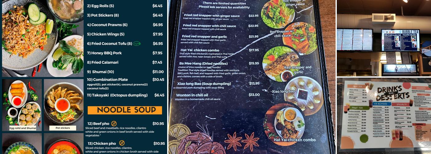 Oriental Cafe Menu