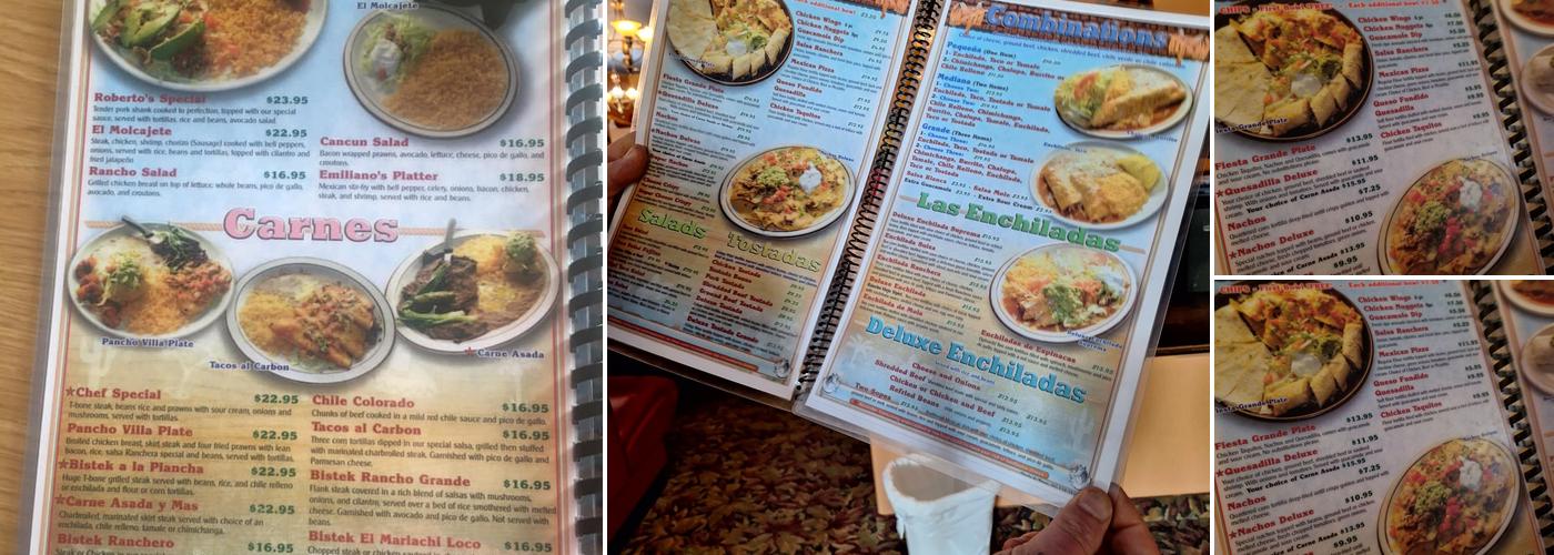 El Rancho Viejo | La Center Menu