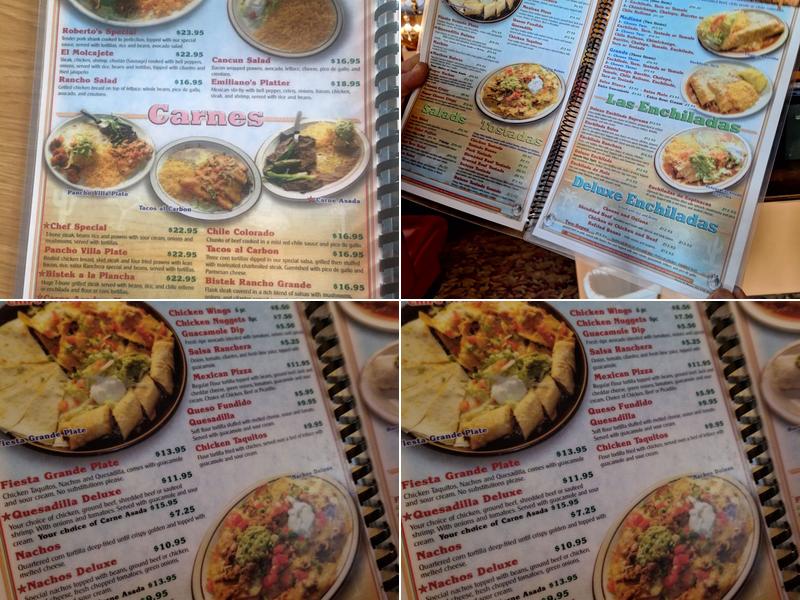 El Rancho Viejo | La Center Menu