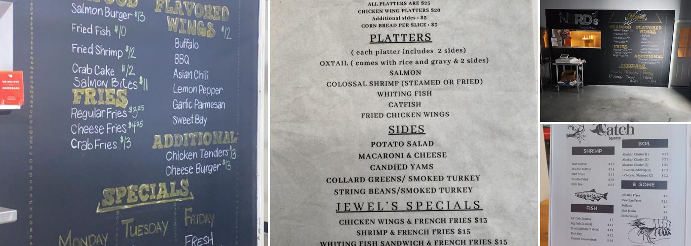 Vittles Menu