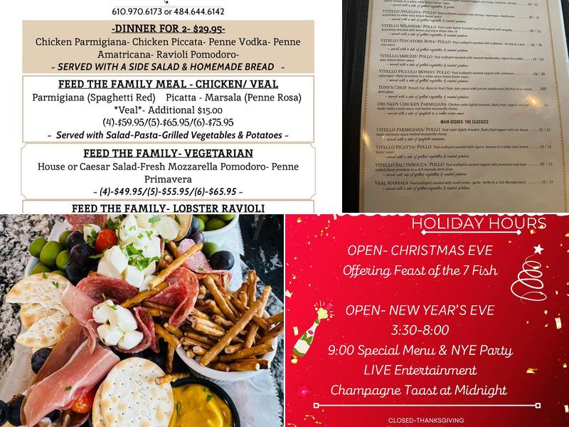 Piccolo Mondo Italian Restaurant Menu