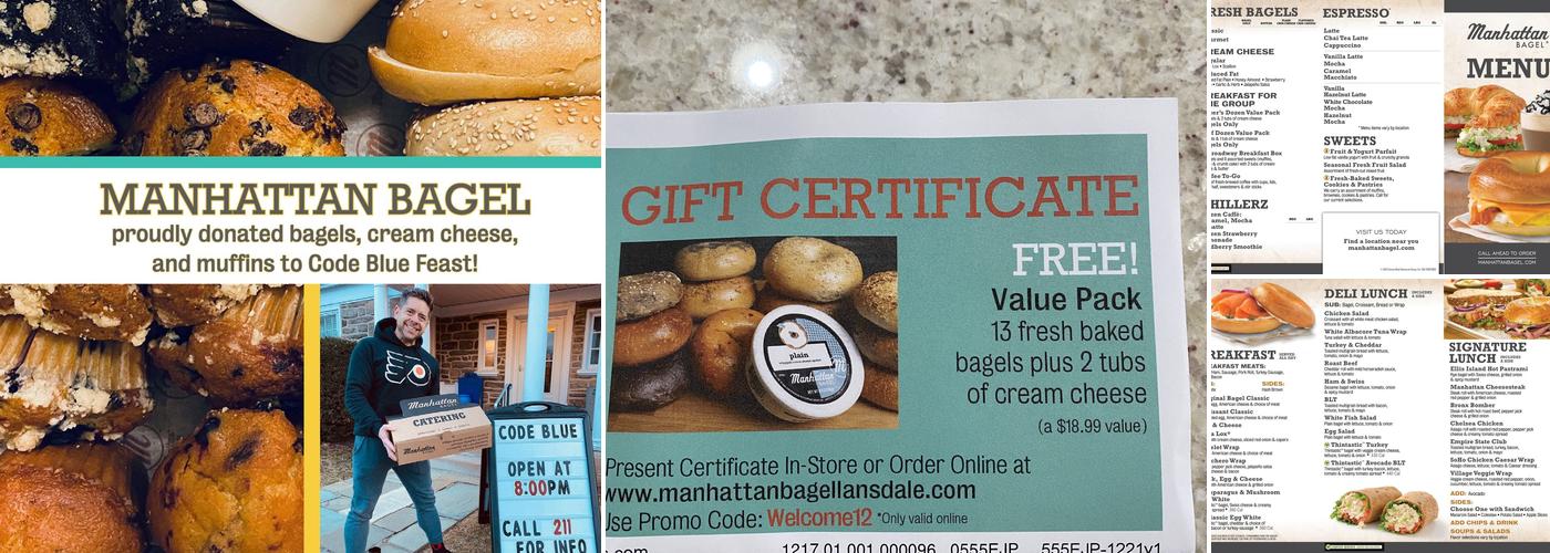 Manhattan Bagel Menu
