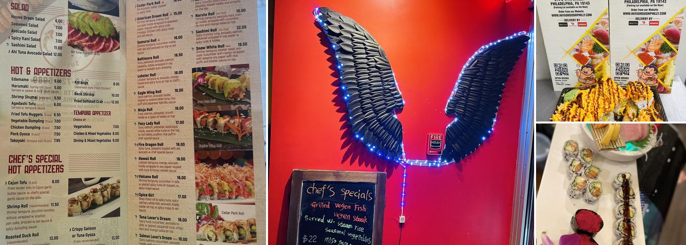 Hayashi Sushi Menu