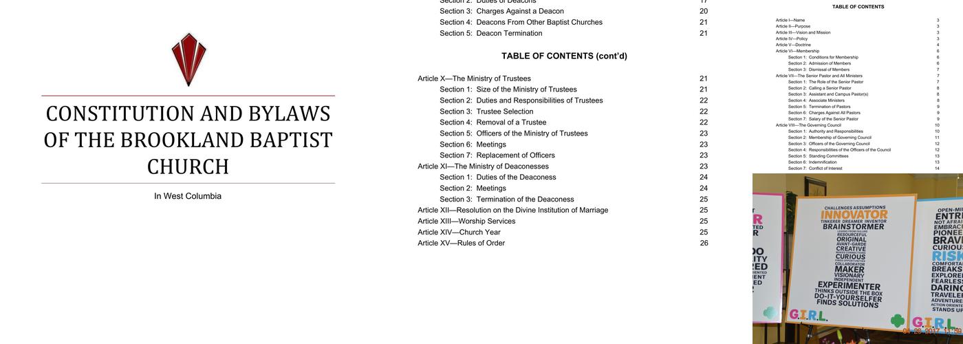 Brookland Banquet & Conference Menu