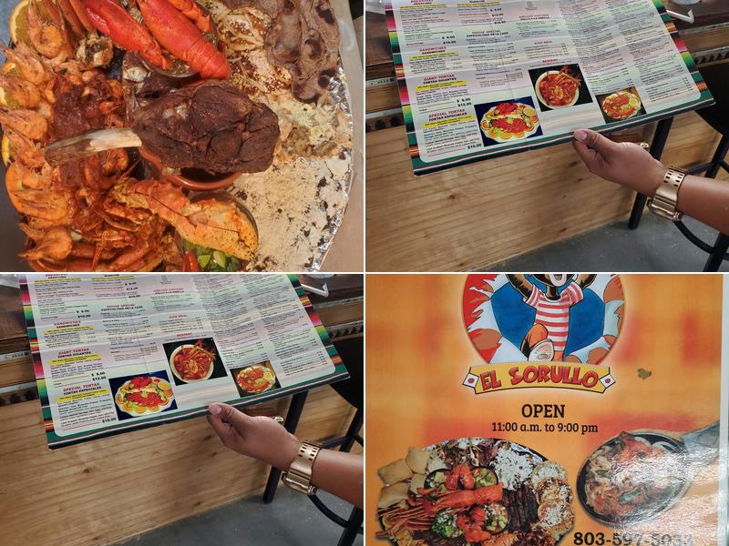 Restaurante El Sorullo Menu
