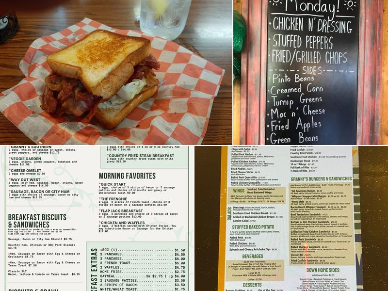 Granny’s Brier Patch Menu