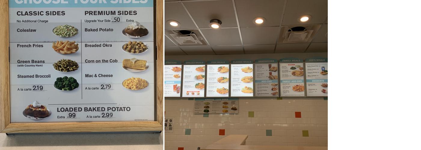 Captain D's Menu