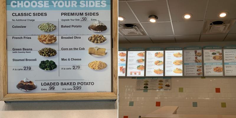 Captain D's Menu