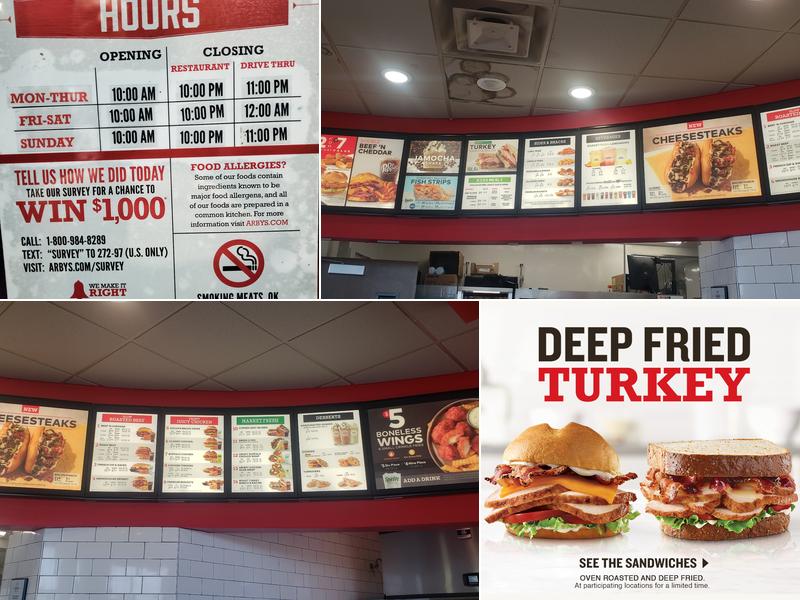 Arby's Menu