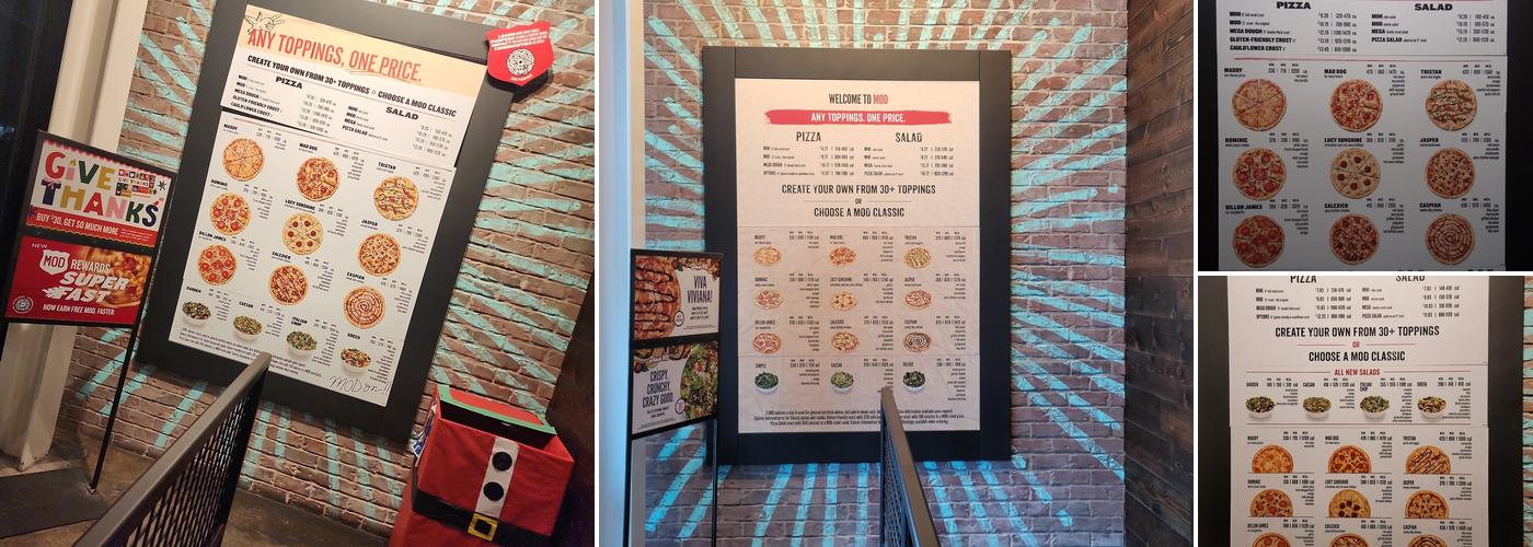 MOD Pizza Menu