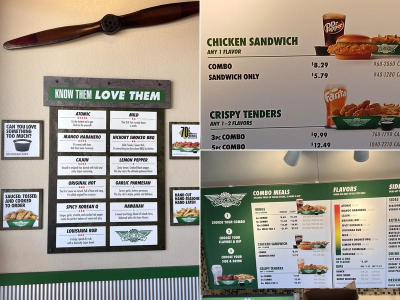 Wingstop Menu