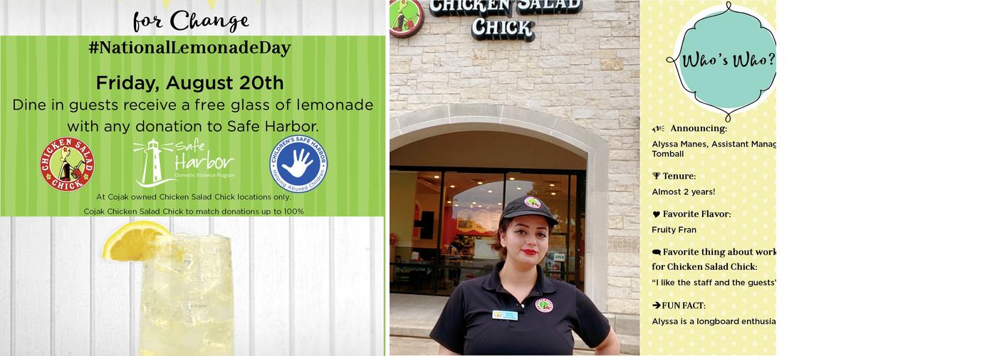 Chicken Salad Chick Menu