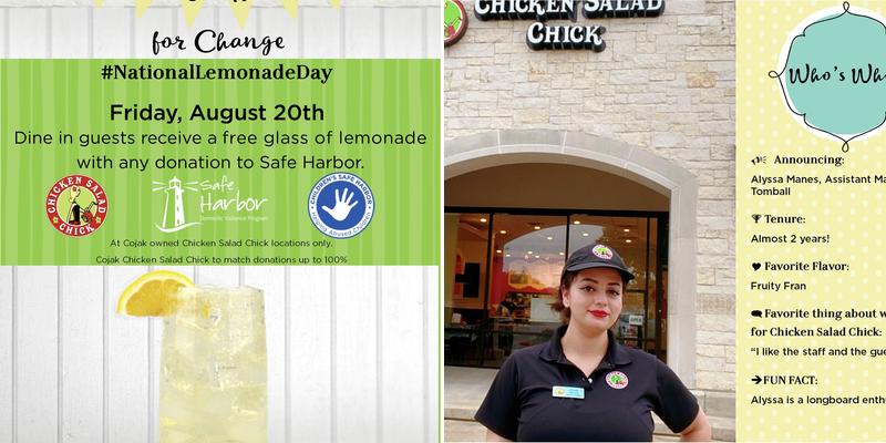 Chicken Salad Chick Menu