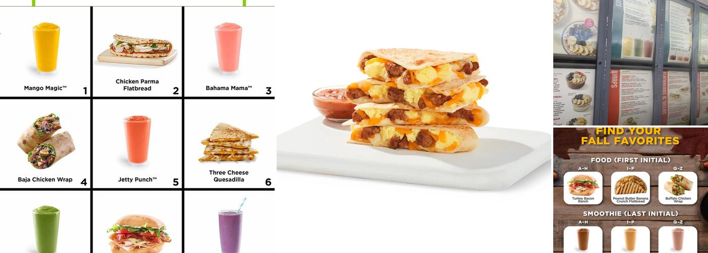 Tropical Smoothie Cafe Menu