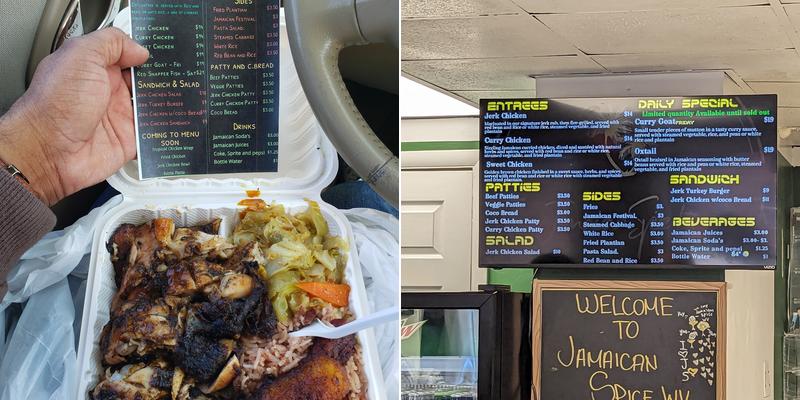 Jamaican Spice WV Menu