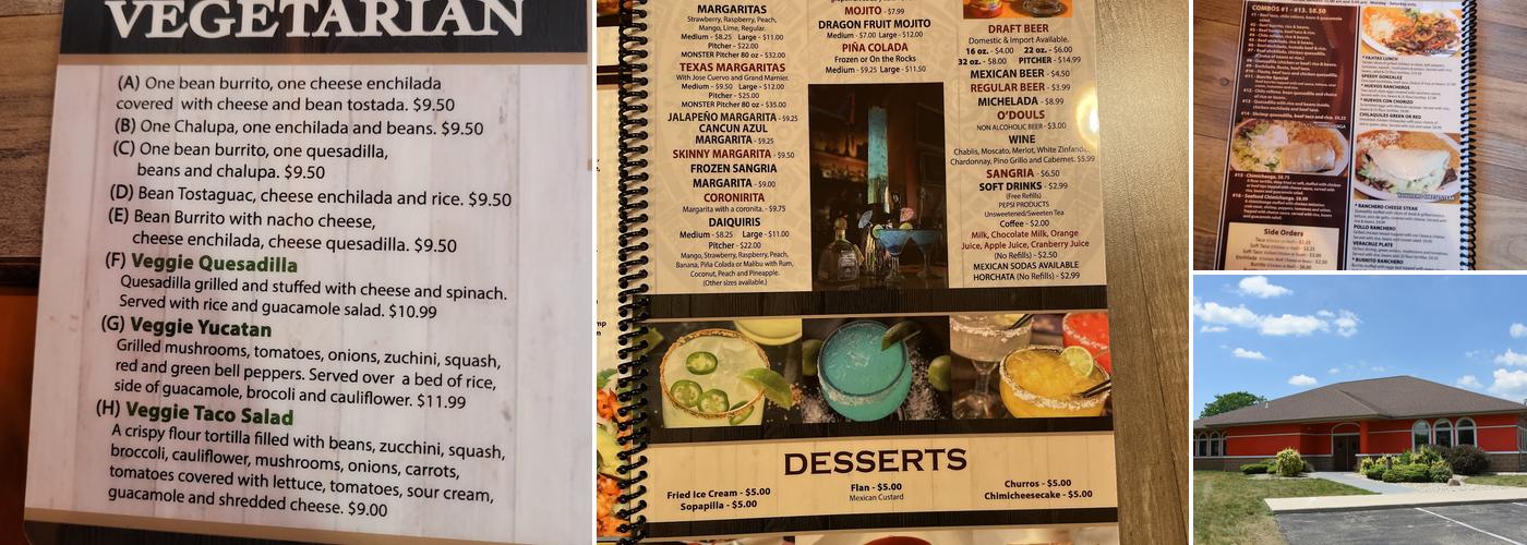 La Cantina Menu