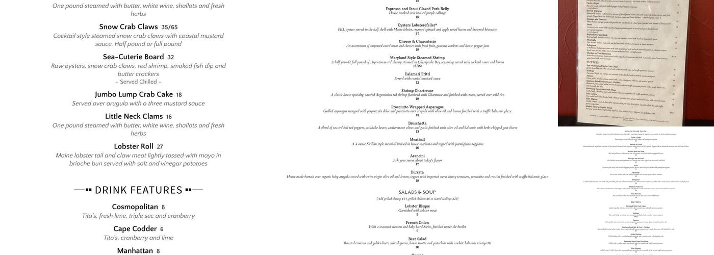 Ciao Menu