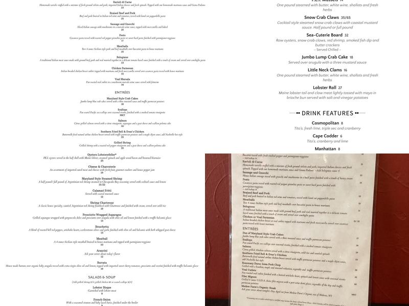 Ciao Menu