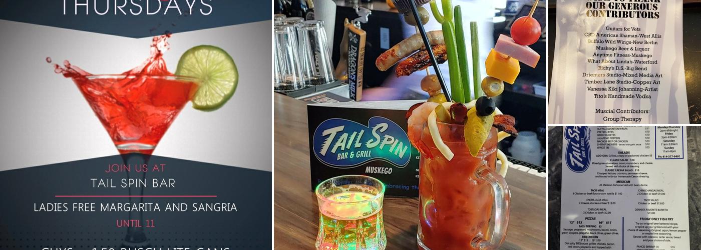 Tail Spin Bar & Grill Menu