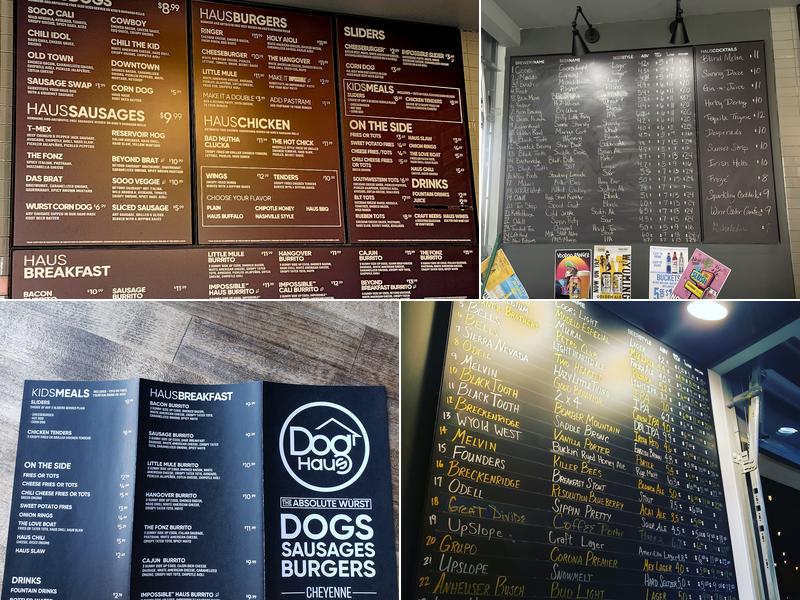 Dog Haus Menu