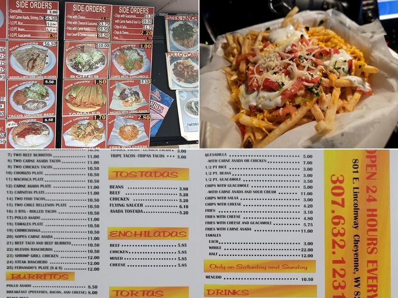 Rodolfo's Mexican Grill Menu
